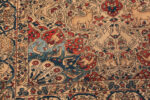 Detail of Antique Persian Geometric Kashan Rug Detail of Antique Persian Geometric Kashan Rug 73521 by Nazmiyal Antique Rug