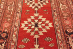 Detail of Antique Persian Geometric Serapi 73418 by Nazmiyal Antique Rugs