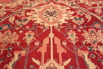 Detail of Antique Persian Serapi Rug Detail of Antique Persian Serapi Rug 73415 by Nazmiyal Antique Rugs