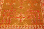 Detail of Antique Turkish Oushak Rug 73624 by Nazmiyal Antique Rugs