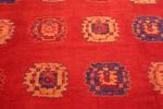 Detail of Large Antique Turkish Oushak Rug 73689 by Nazmiyal Antique Rugs