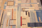 Detail of Modern Swedish Kilim Rug with Contemporary Aesthetic Appeal Detail of Modern Swedish Kilim Rug with Contemporary Aesthetic Appeal 73501 by Nazmiyal Antique Rugs