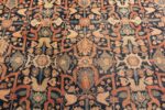 Detail of Oversized Antique Persian Farahan Sarouk Rug 73860 by Nazmiyal Antique Rugs