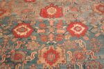 Detail of Oversized Antique Persian Heriz Rug Detail of Oversized Antique Persian Heriz Rug 73863 by Nazmiyal Antique Rugs