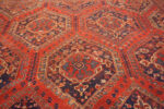 Detail of Oversized Antique Turkish Oushak Rug Detail of Oversized Antique Turkish Oushak Rug 73506 by Nazmiyal Antique Rugs