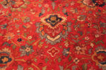 Detail of Oversized Vintage German Hooked Rug 73482 by Nazmiyal Antique Rugs
