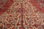 Detail of Silk Antique Persian Mohtashem Kashan Rug 73630 by Nazmiyal Antique Rugs