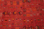 Detail of Vintage Persian Flatweave Gabbeh Tribal Rug Detail of Vintage Persian Flatweave Gabbeh Tribal Rug 73794 by Nazmiyal Antique Rugs