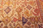 Feature of Antique Turkish Oushak Rug 73438 by Nazmiyal Antique Rugs
