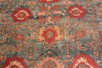 Feature of Oversized Antique Persian Heriz Rug Feature of Oversized Antique Persian Heriz Rug 73863 by Nazmiyal Antique Rugs