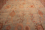 Feature of Oversized Antique Turkish Oushak Rug Feature of Oversized Antique Turkish Oushak Rug 73413 by Nazmiyal Antique Rugs