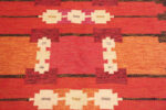 Feature of Vibrant Vintage Swedish Signed GS Kilim Rug 73685 by Nazmiyal Antique Rugs