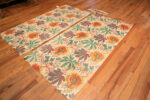 Floor view of Vintage Pair of Aralia Curtains by Josef Frank 73680 by Nazmiyal Antique Collection