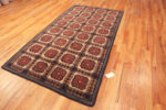 Floor View of Antique American Hooked Rug Floor View of Antique American Hooked Rug 50724 by Nazmiyal Antique Rugs