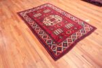 Floor View of Antique Caucasian Kazak Rug Floor View of Antique Caucasian Kazak Rug 73852 by Nazmiyal Antique Rugs