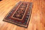 Floor View of Antique Caucasian Kazak Rug 73854 by Nazmiyal Antique Rugs