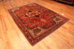 Floor view of Antique Persian Farahan Sarouk Rug Floor view of Antique Persian Farahan Sarouk Rug 73780 by Nazmiyal Antique Rugs