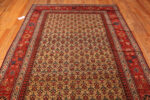 Floor View of Antique Persian Floral Rug Floor View of Antique Persian Floral Rug 73408 by Nazmiyal Antique Rugs