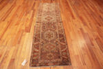 Floor of Antique Persian Geometric Rug Floor of Antique Persian Geometric Rug 73113 by Nazmiyal Antique Rugs