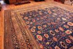Floor View of Antique Persian Khorassan Rug 73861 by Nazmiyal Antique Rugs