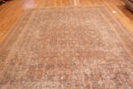 Floor view of Antique Persian Mahal Rug Floor view Antique Persian Mahal Rug 73836 by Nazmiyal Antique Rugs