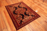 Floor view of Antique Persian Malayer Rug 73172 by Nazmiyal Antique Rugs