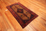 Floor View of Antique Persian Malayer Rug Floor View of Antique Persian Malayer Rug 73412 by Nazmiyal Antique Rugs