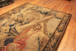 Floor View of Rare 17th Century Tapestry Featuring Biblical Heroic Scene and Rich Decorative Elements Floor View of Rare 17th Century Tapestry Featuring Biblical Heroic Scene and Rich Decorative Elements 73754 by Nazmiyal Antique Rugs