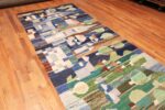 Floor View of Large Vintage Scandinavian Swedish Kilim Rug Floor View of Large Vintage Scandinavian Swedish Kilim Rug 73862 by Nazmiyal Antique Rugs