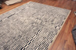 Floor view of Modern Checkboard Design Rug Floor view of Modern Checkboard Design Rug 61256 by Nazmiyal Antique Rugs