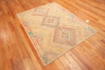 Floor view of Modern Contemporary Geometric Rug 12148 by Nazmiyal Antique Rugs