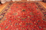 Floor View of Oversized Vintage German Hooked Rug 73482 by Nazmiyal Antique Rugs