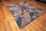 Floor view of Swedish Modern Kilim Rug Floor view of Swedish Modern Kilim Rug 73607 by Nazmiyal Antique Rugs