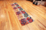 Floor View of Vintage Andy Warhol Runner Rug Floor View of Vintage Andy Warhol Runner Rug 73327 by Nazmiyal Antique Rugs
