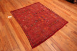 Floor view of Vintage Persian Flatweave Gabbeh Tribal Rug Floor view of Vintage Persian Flatweave Gabbeh Tribal Rug 73794 by Nazmiyal Antique Rugs