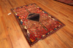 Floor view of Vintage Persian Gabbeh Rug with Tree 73797 by Nazmiyal Antique Rugs