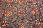 Floral of Antique Persian Tehran Silk and Wool Rug with Floral Motifs 73764 by Nazmiyal Antique Rugs