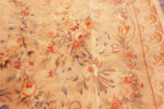 Floral side view of Oversized Antique French Savonnerie Rug Floral side view of Oversized Antique French Savonnerie Rug 73504 by Nazmiyal Antique Rugs