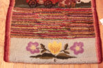 Flowers of Antique American Hooked Rug Flowers of Antique American Hooked Rug 73574 by Nazmiyal Antique Rugs