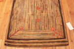 Flowers of Antique American Hooked Rug 73617 by Nazmiyal Antique Rugs