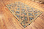 Full View of Antique French Aubusson Rug – Floral Garland and Trellis Design Full View of Antique French Aubusson Rug – Floral Garland and Trellis Design 73676 by Nazmiyal Antique Rugs