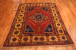 Full View of Antique Turkey Geometric Bergama Rug Full View of Antique Turkey Geometric Bergama Rug 73425 by Nazmiyal Antique Rugs