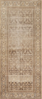 Gallery Size Antique Persian Malayer Rug Gallery Size Antique Persian Malayer Rug 73822 by Nazmiyal Antique Rugs