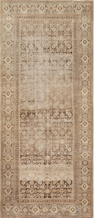 Gallery Size Antique Persian Malayer Rug 73822 by Nazmiyal Antique Rugs