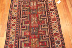 Geometry of Antique Shirvan Caucasian Rug with Hook Medallions and Geometry Geometry of Antique Shirvan Caucasian Rug with Hook Medallions and Geometry 73163 by Nazmiyal Antique Rugs