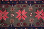 Middle of Antique Geometric Embroidery Folk Textile in Red, Blue & Green Middle of Antique Geometric Embroidery Folk Textile in Red, Blue & Green 73683 by Nazmiyal Antique Rugs