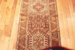 Middle of Antique Persian Geometric Rug Middle of Antique Persian Geometric Rug 73113 by Nazmiyal Antique Rugs