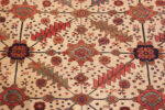 Middle Detail of Large Antique Persian Serapi Rug Middle Detail of Large Antique Persian Serapi Rug 71531 Nazmiyal Antique Rugs