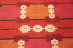 Middle of Vibrant Vintage Swedish Signed GS Kilim Rug 73685 by Nazmiyal Antique Rugs