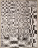 Modern Black and White Checkboard Design Rug Modern Black and White Checkboard Design Rug 61256 by Nazmiyal Antique Rugs
